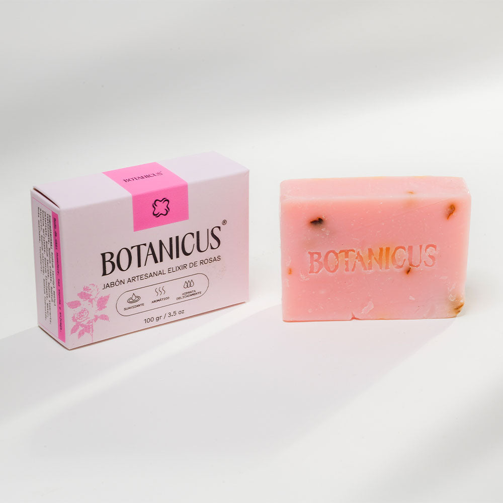 Jabón Artesanal 100gr – Elixir de Rosas