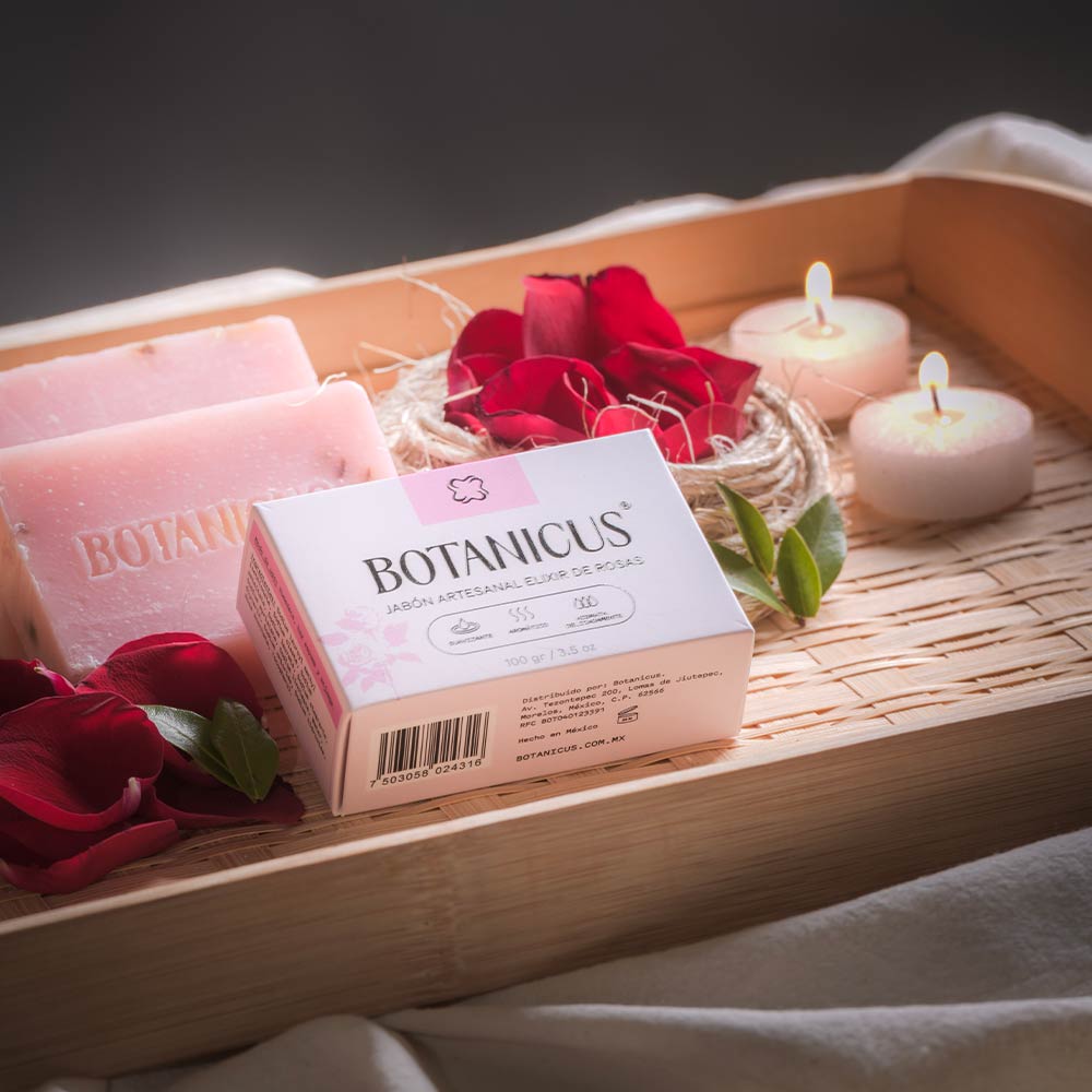 Jabón Artesanal 100gr – Elixir de Rosas