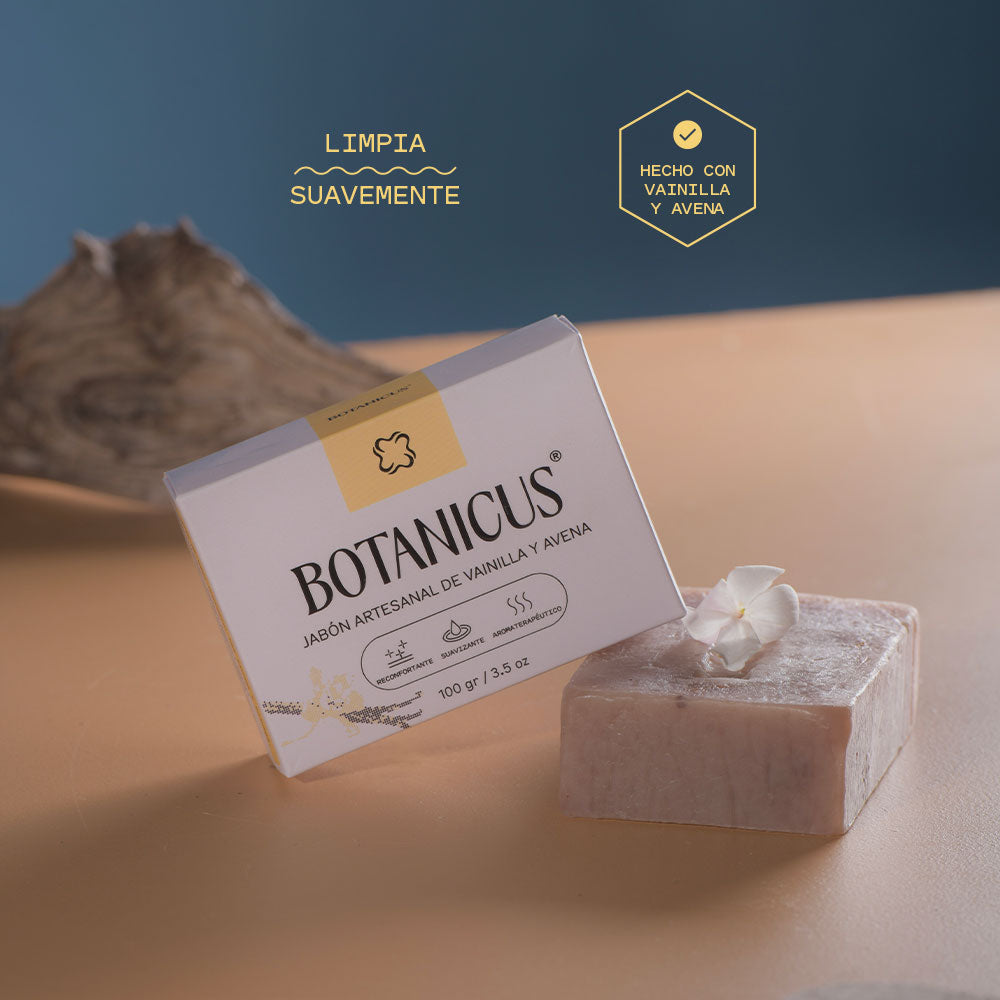 Jabón Artesanal 100gr – Vainilla y Avena