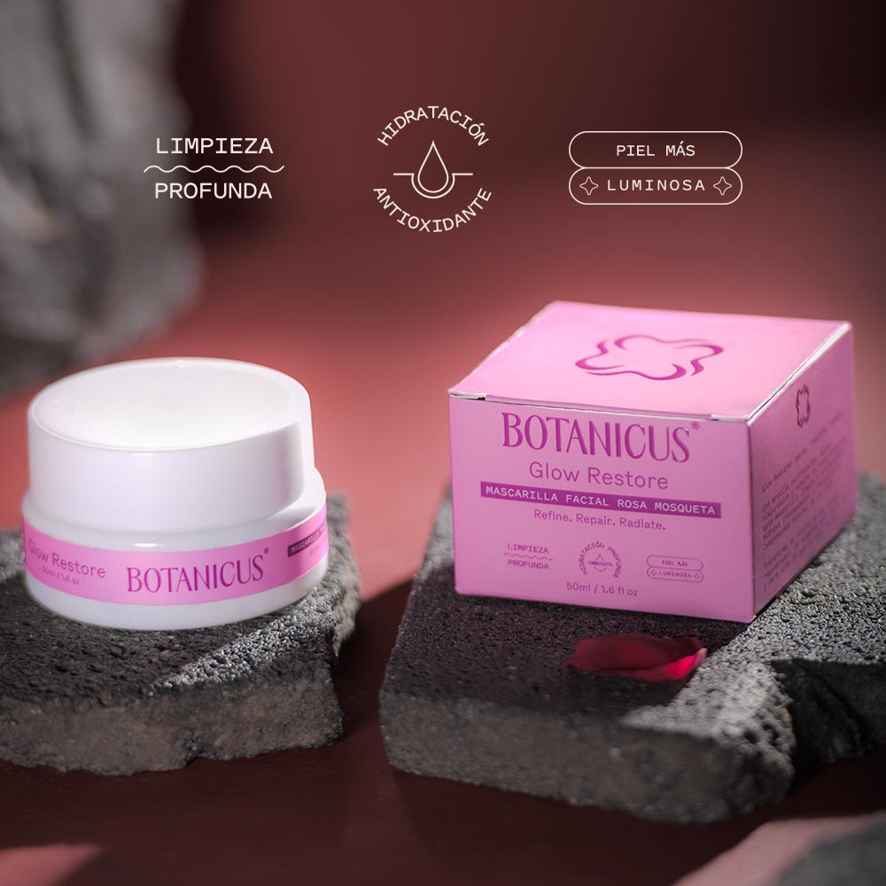 Mascarilla Facial Rosa Mosqueta – Glow Restore